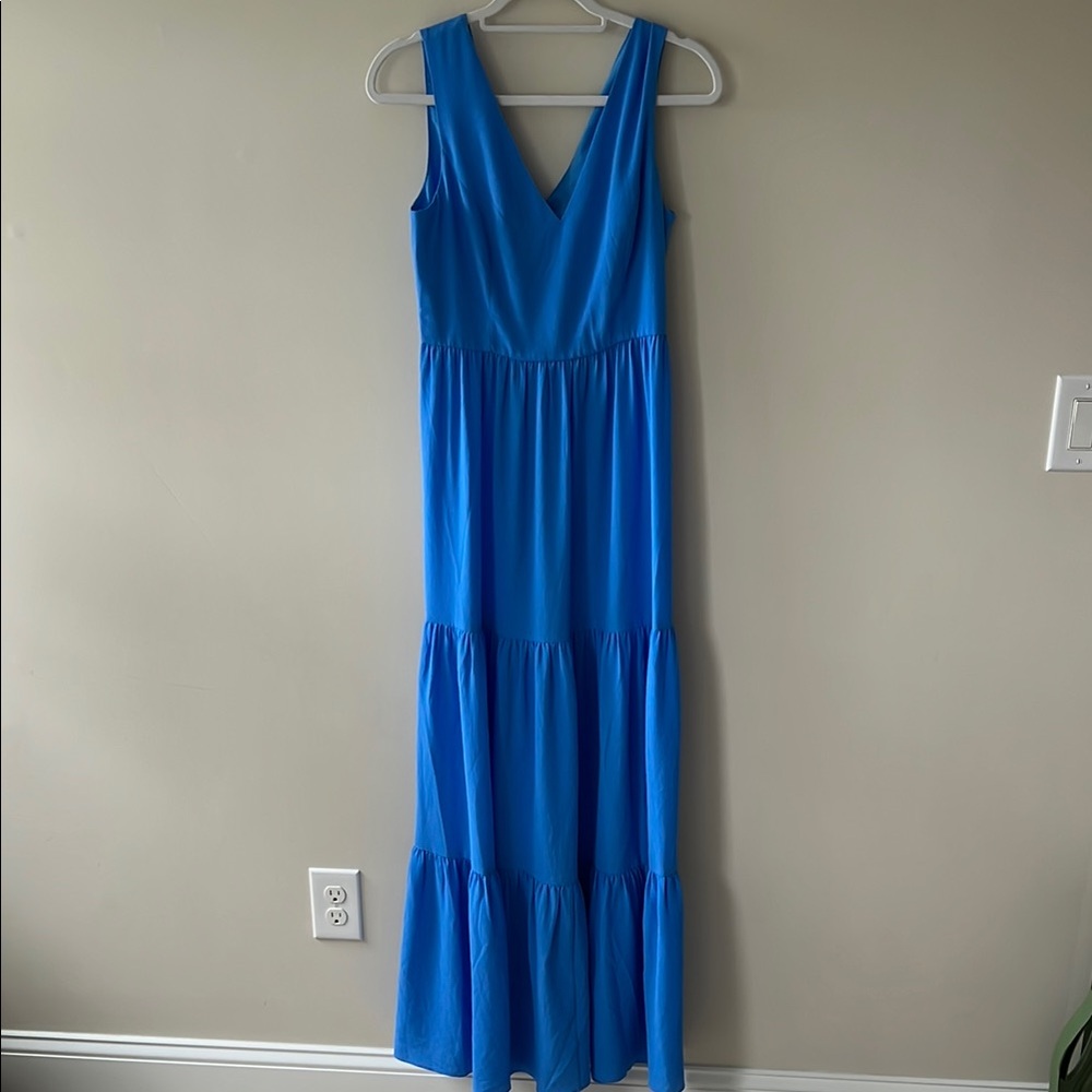 Lilly Pulitzer Elegant Blue Sleeveless Dress, Size 4